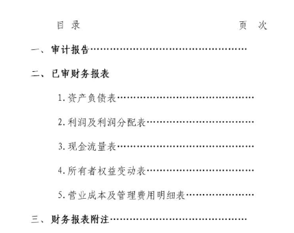 财务审计报告翻译，一份多少钱？